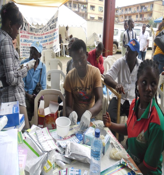 SOWCHAN free community outreach on HIV and Malaria screening in Benue State.