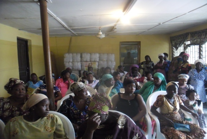 SOWCHAN National Secretary during hospital care and support visit.